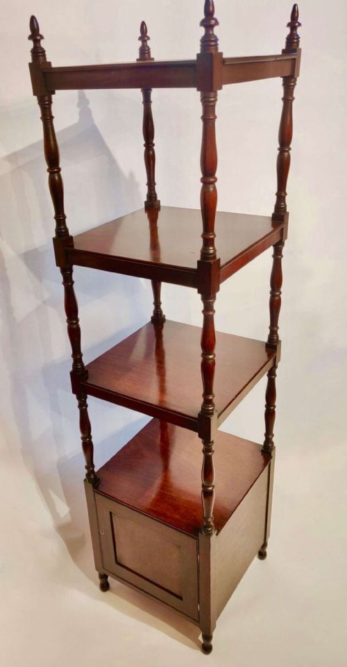 regency four tier whatnot - CATEGORY: ANTIQUE FURNITURE - DATED REGENCY