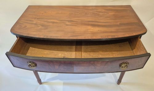 REGENCY BOW FRONT SIDE TABLE - ADDITIONAL PHOTO 2
