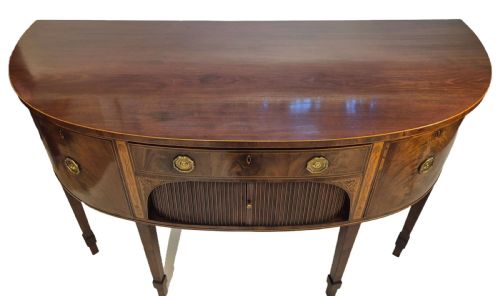 GEORGE III BOW FRONTED SIDEBOARD - ADDITIONAL PHOTO 1
