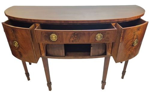 GEORGE III BOW FRONTED SIDEBOARD - ADDITIONAL PHOTO 2