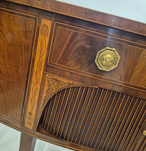 GEORGE III BOW FRONTED SIDEBOARD - ADDITIONAL PHOTO 3