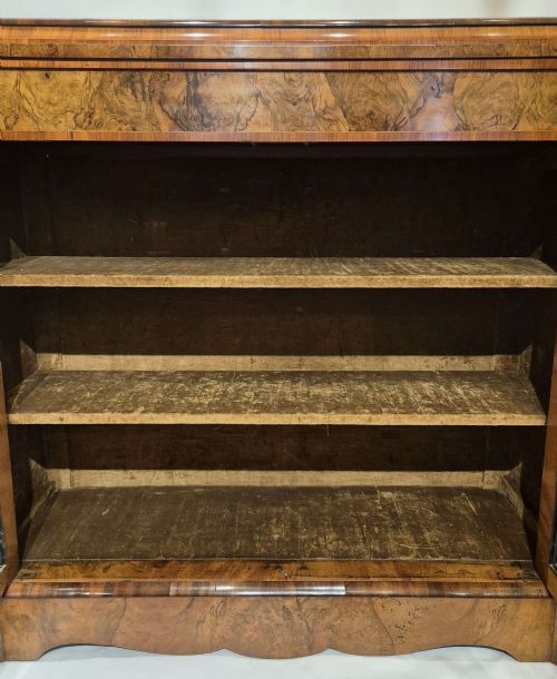 19TH CENTURY WALNUT CABINET - ADDITIONAL PHOTO 1