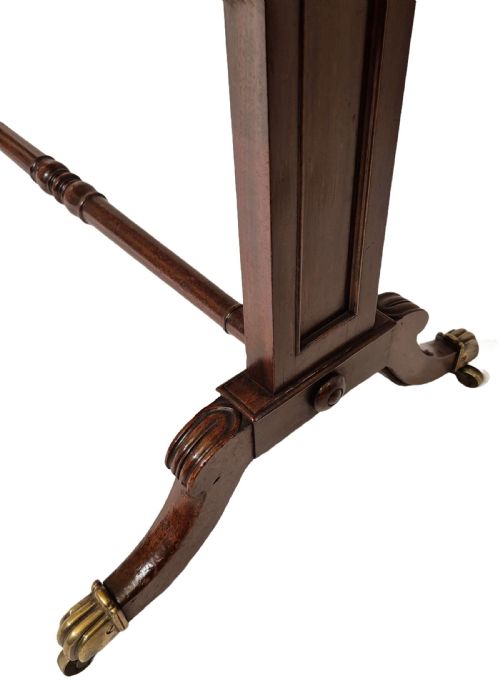 REGENCY MAHOGANY AND CROSS BANDED WRITING TABLE - ADDITIONAL PHOTO 2