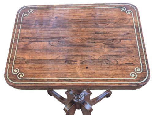 REGENCY ROSEWOOD OCCASIONAL TABLE - ADDITIONAL PHOTO 2
