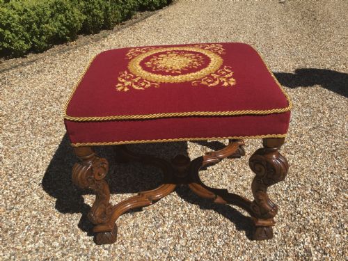 PAIR OF MID 19TH CENTURY STOOLS - ADDITIONAL PHOTO 1