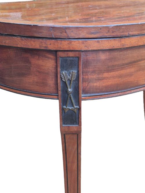 GEORGE III MAHOGANY CARD TABLE - ADDITIONAL PHOTO 2