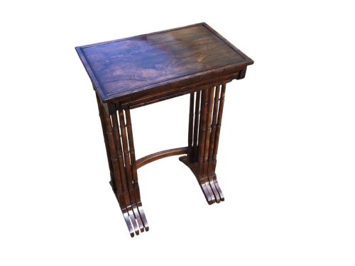 NEST OF FOUR EARLY REGENCY TABLES - ADDITIONAL PHOTO 1