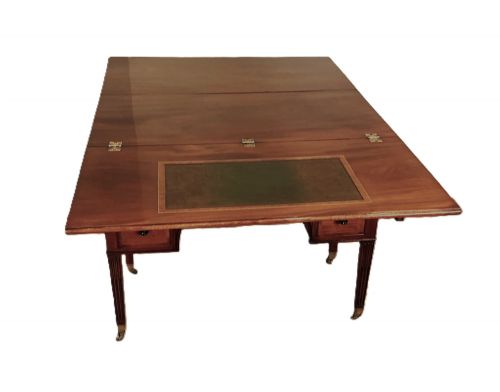 GEORGE III MAHOGANY LIBRARY TABLE - ADDITIONAL PHOTO 1