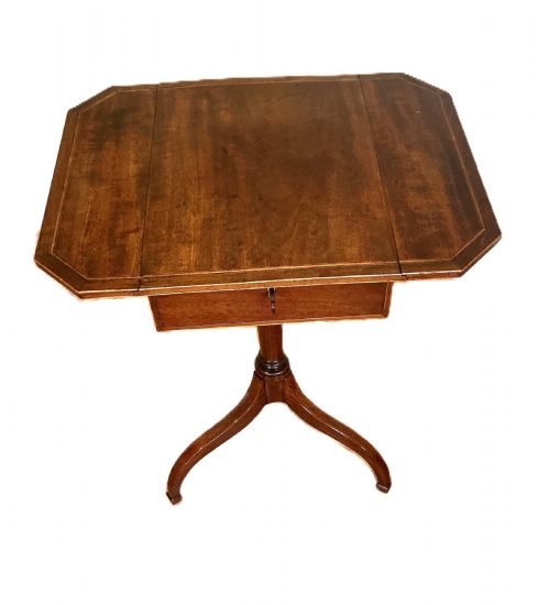 SHERATON DROP FLAP OCCASIONAL TABLE - ADDITIONAL PHOTO 1