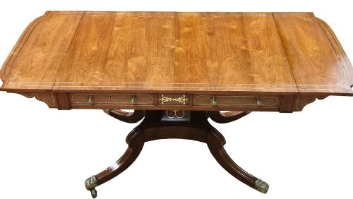 Regency Rosewood Sofa Table