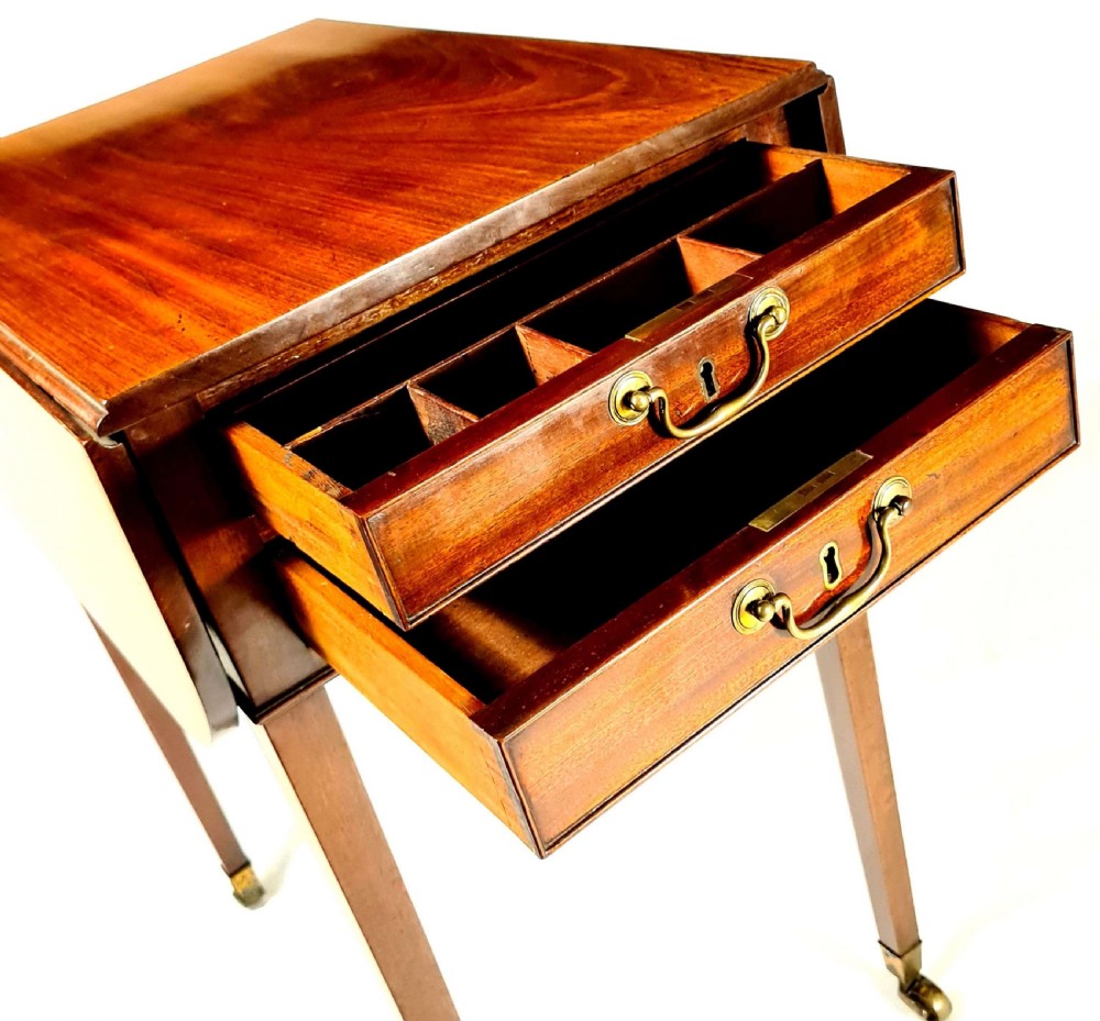 George III Drop Flap Occasional Table View IV