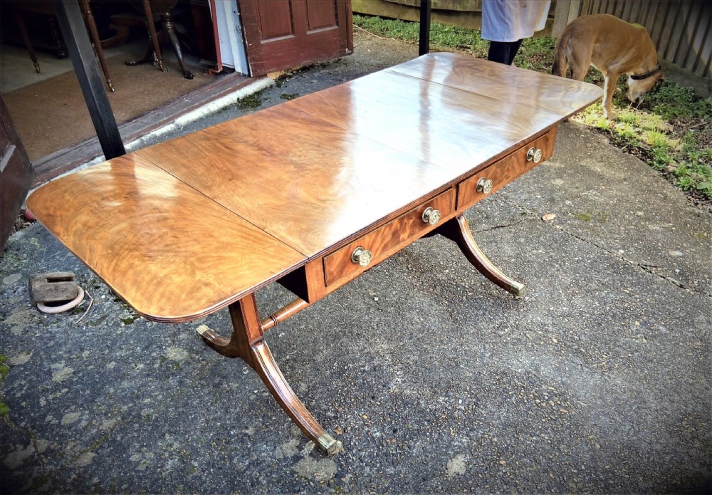 Regencey Mahogany Sofa Table View II