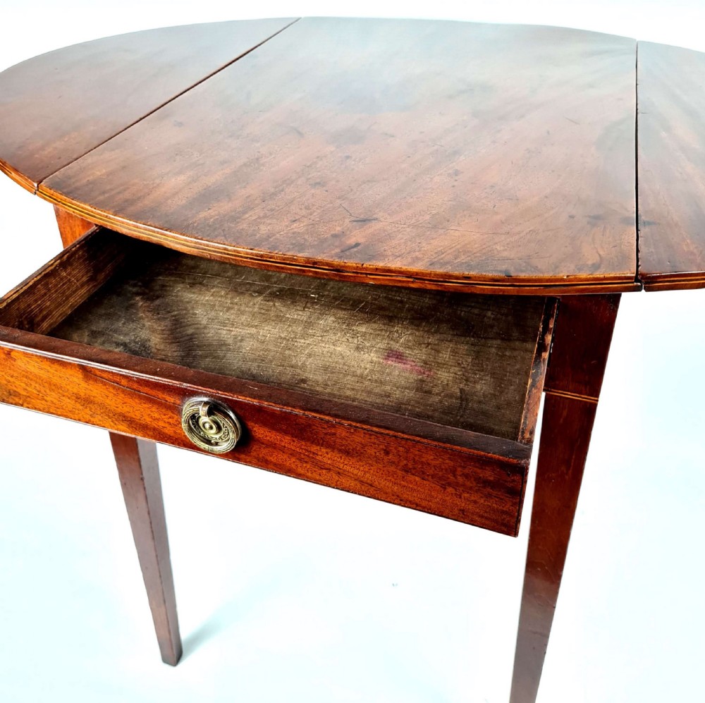 Sheraton Mahogany Pembroke Table View IV