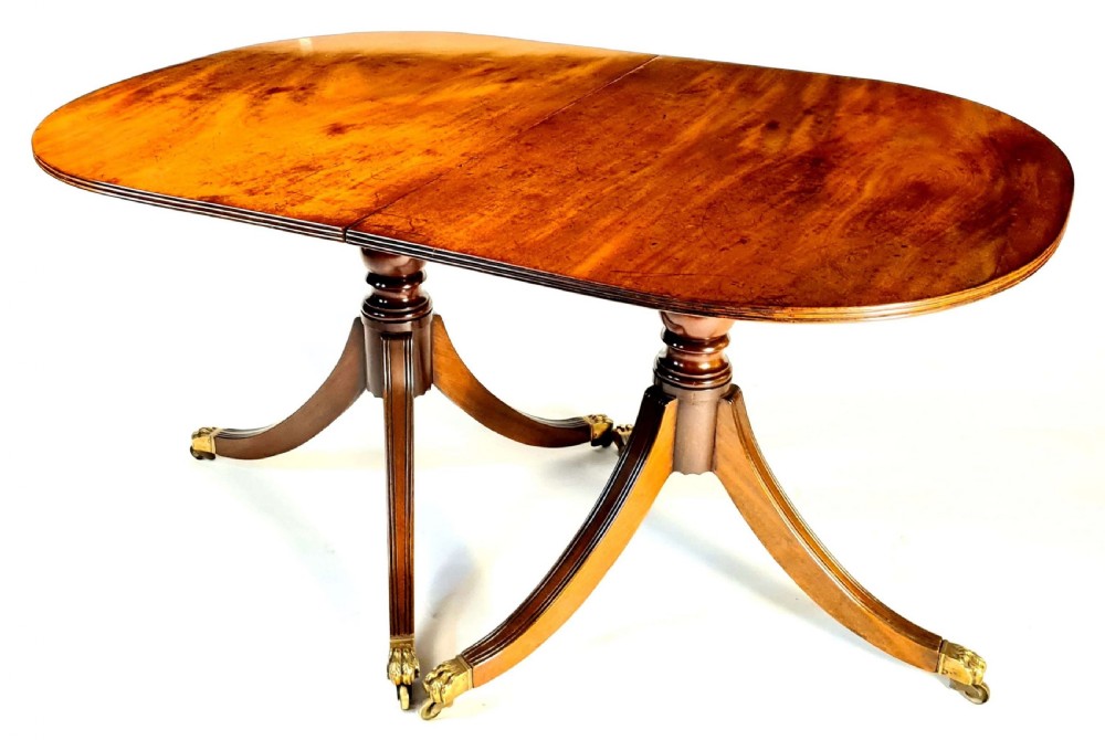 Regency Style Mahogany Dining Table