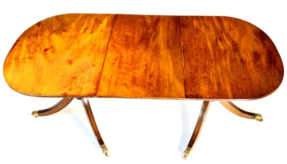 Regency Style Mahogany Dining Table View III