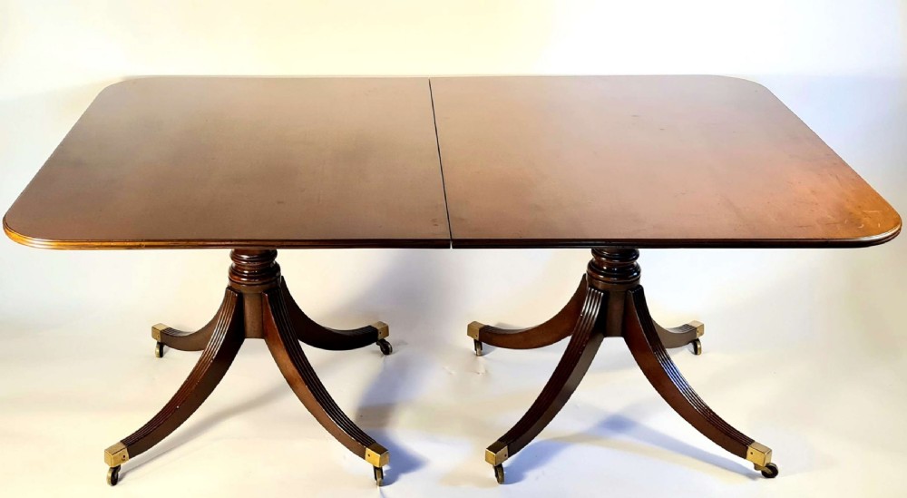 Regency Style Mahogany Dining Table