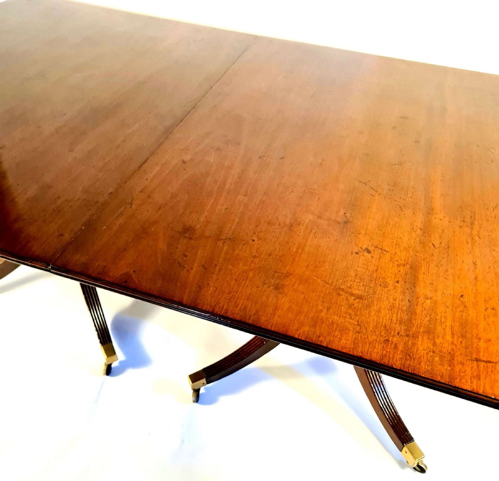 Regency Style Mahogany Dining Table View II