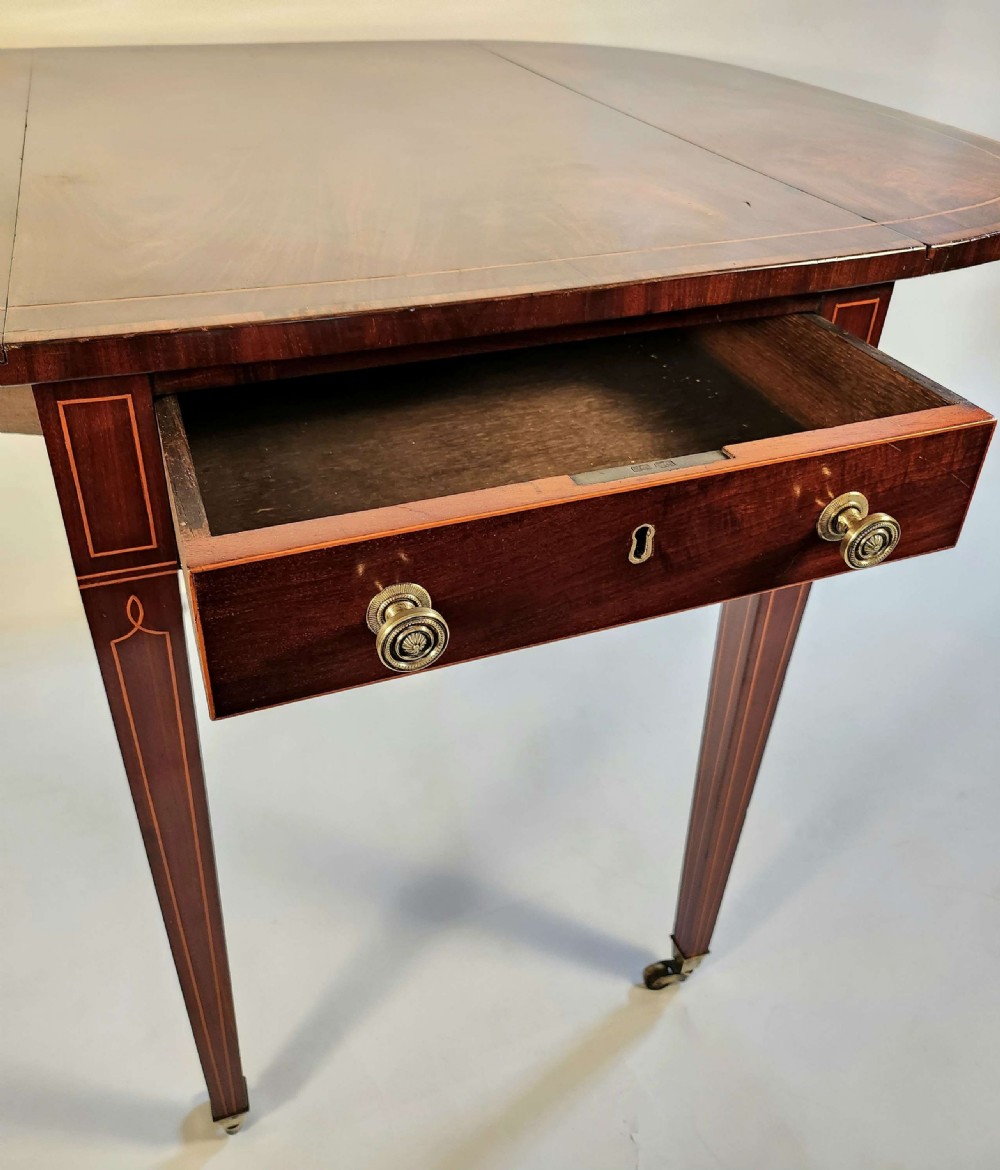 Sheraton Mahogany Pembroke Table View III