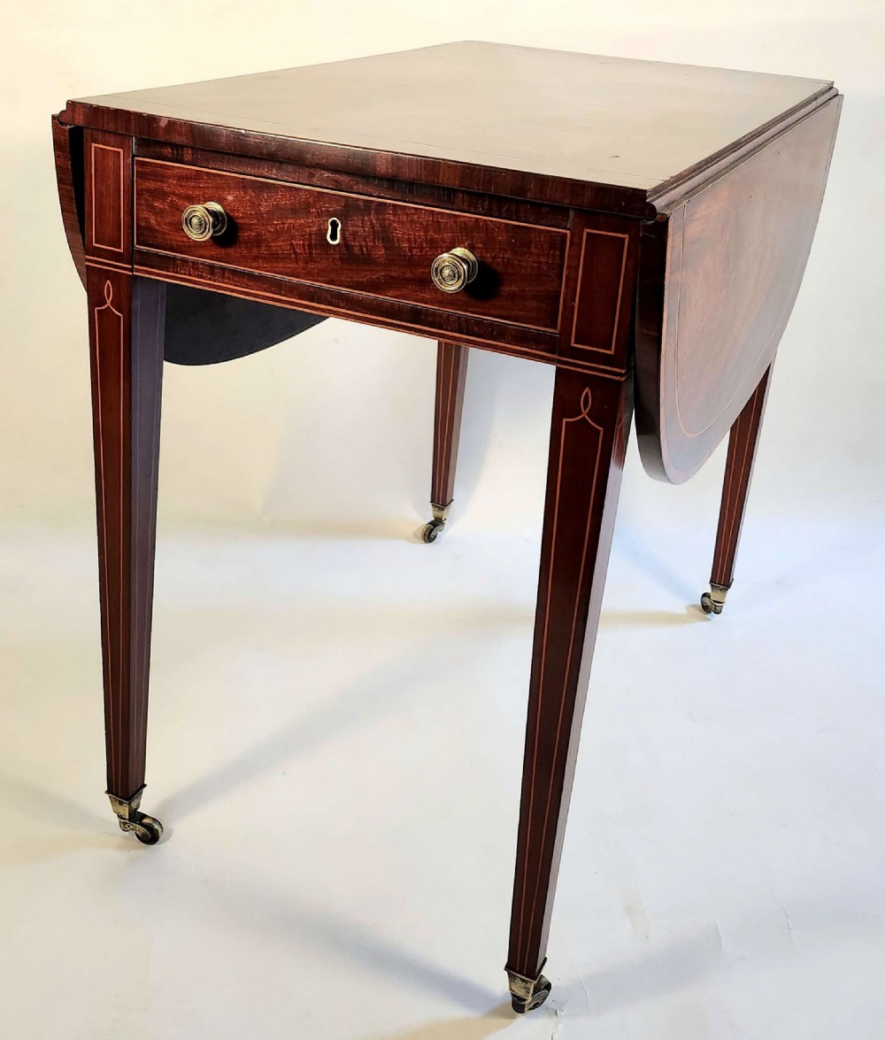 Sheraton Mahogany Pembroke Table View V