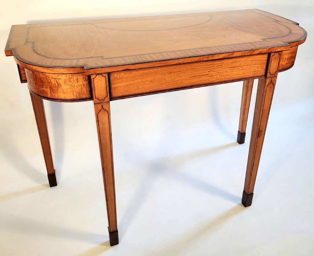 Sheraton Satinwood Console Table