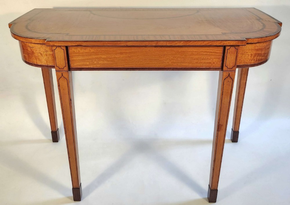 Sheraton Satinwood Console Table View II