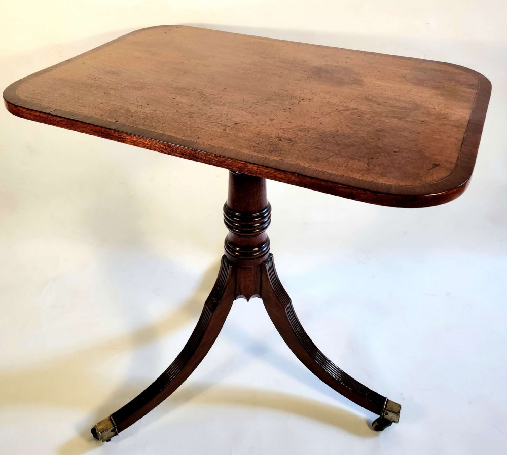 Regency Mahogany Tripod Table