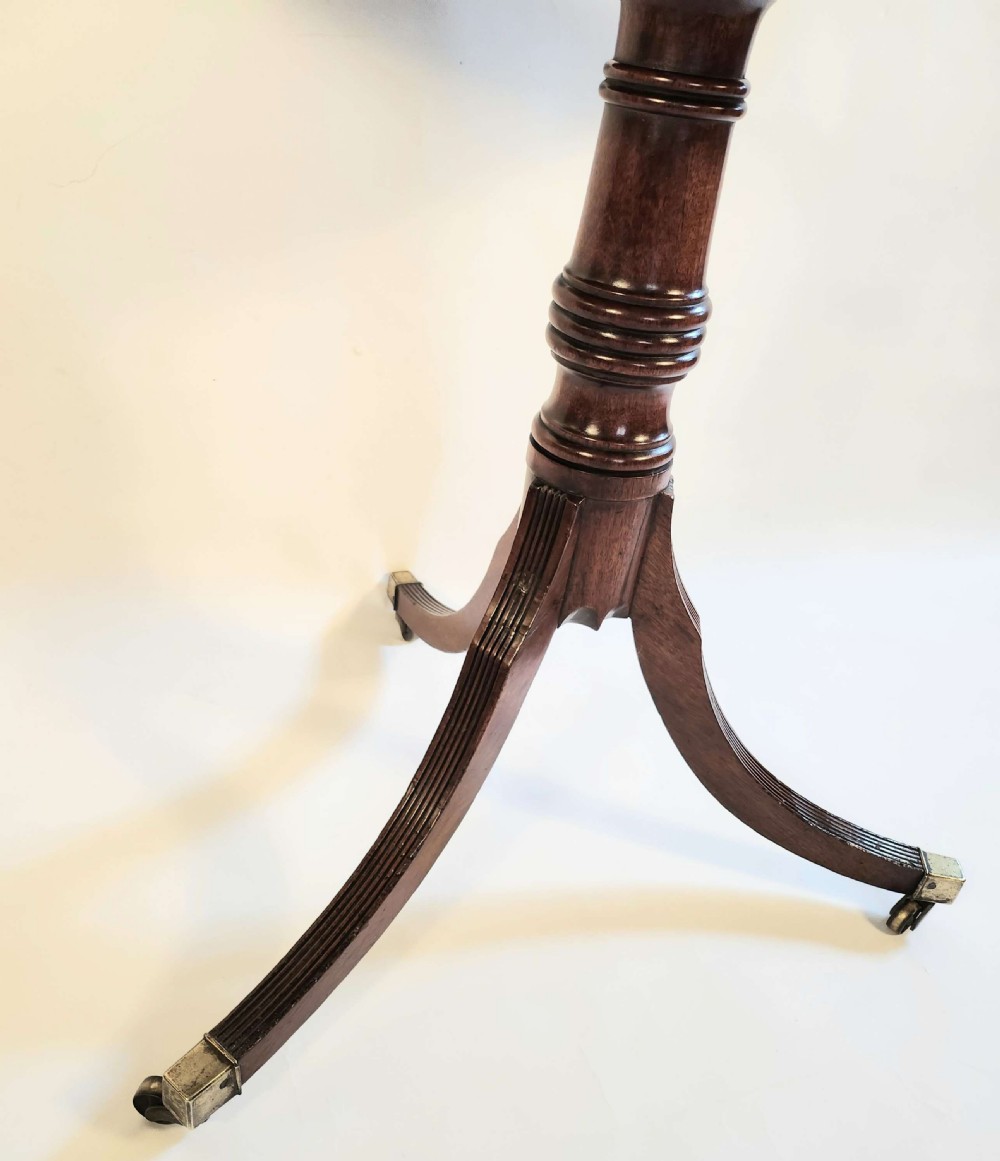 Regency Mahogany Tripod Table View II