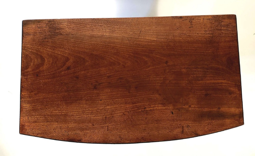 George III Mahogany Bow Front Chest View IV