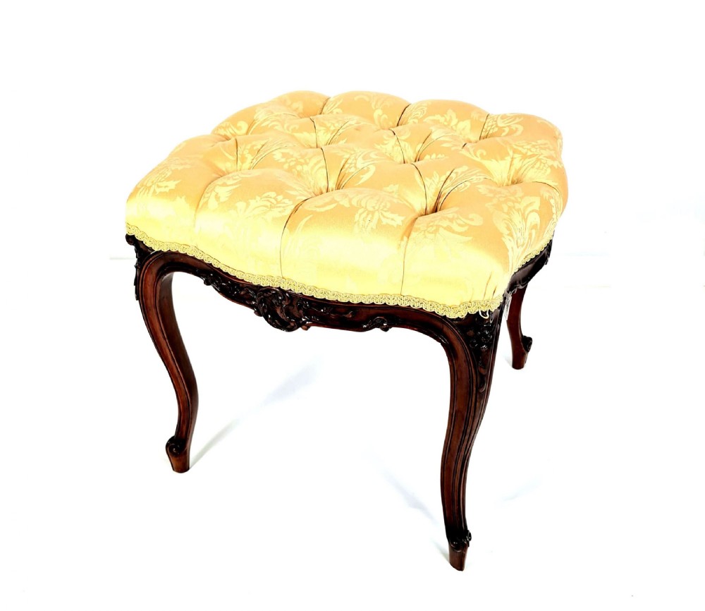 19th Century  Mahogany Dressing Stool