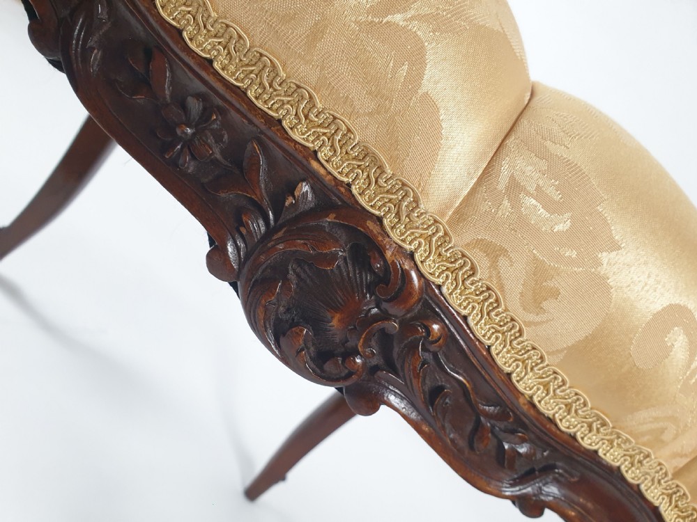 19th Century  Mahogany Dressing Stool View II