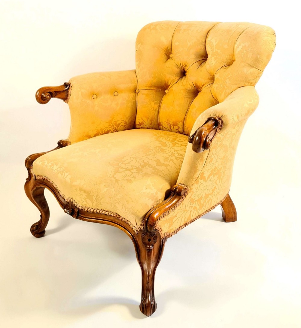 19th Century Walnut Armchair