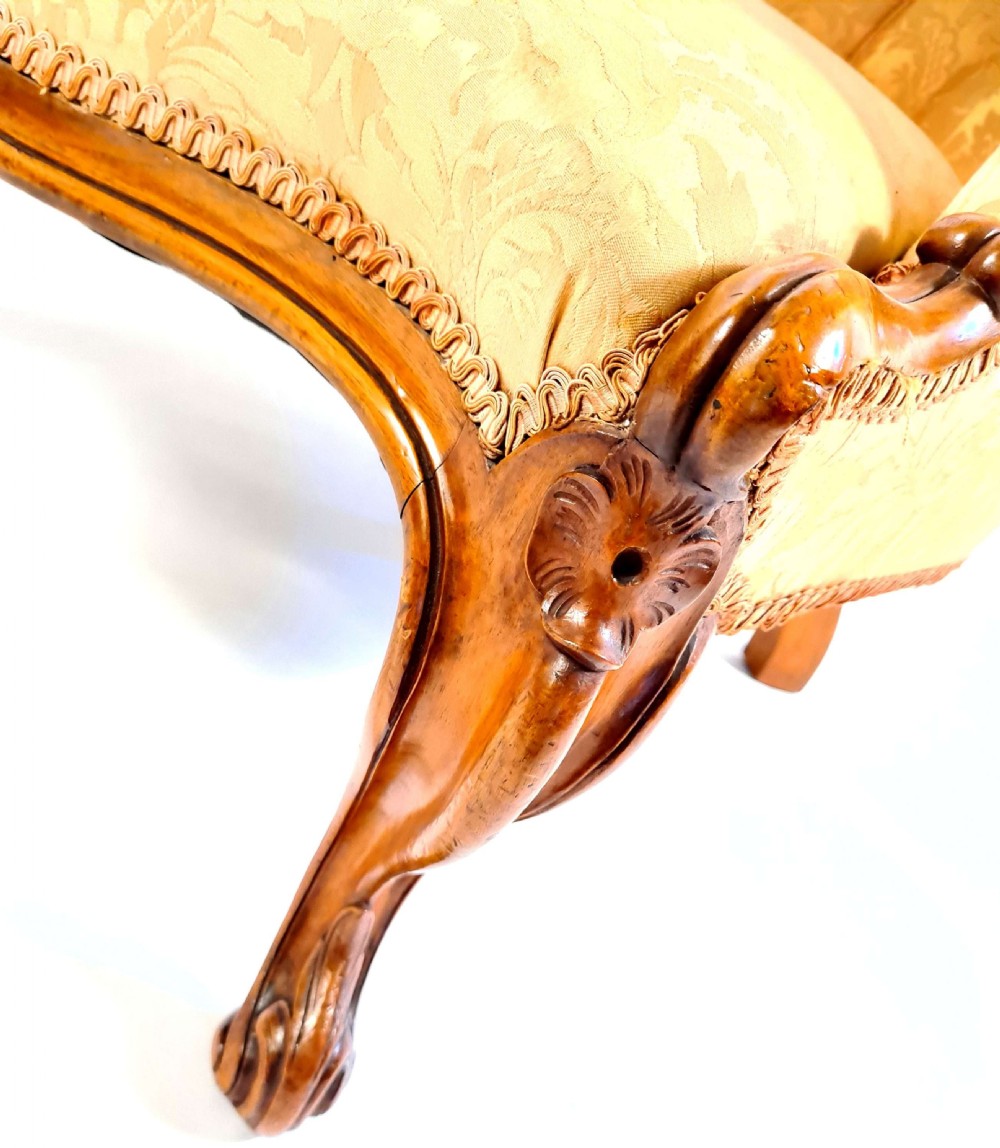 19th Century Walnut Armchair View III