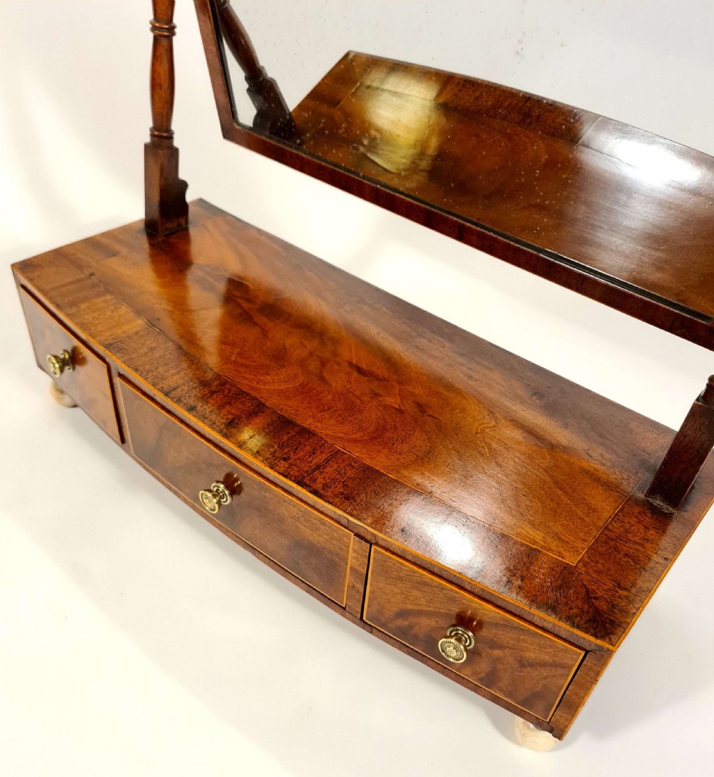 George III Mahogany Dressing Table Mirror View II
