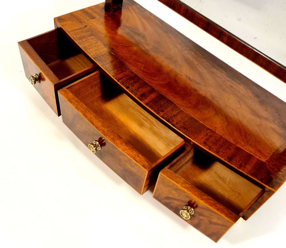 George III Mahogany Dressing Table Mirror View III