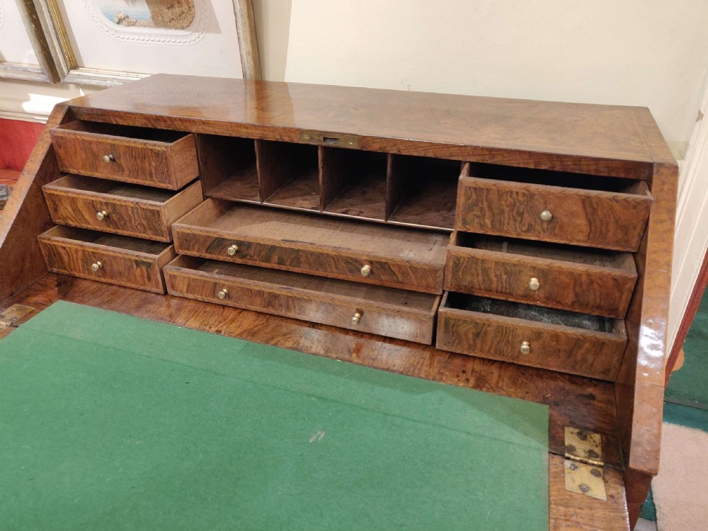 Queen Anne Walnut Bureau View III