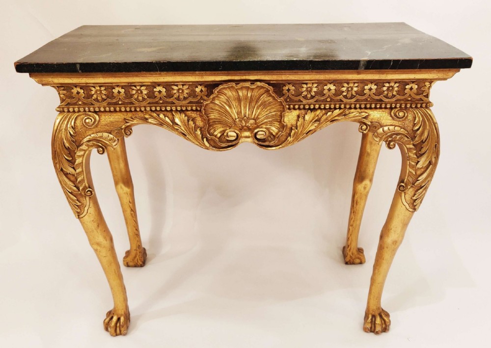 George II Style Console Table and Pier Mirror View II