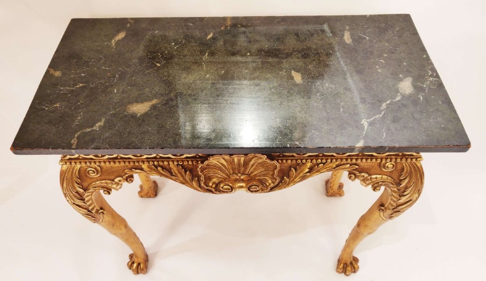 George II Style Console Table and Pier Mirror View VI