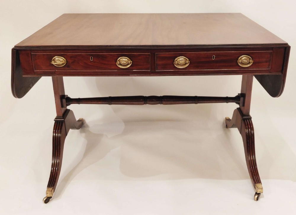 Regency Mahogany Sofa Table View III