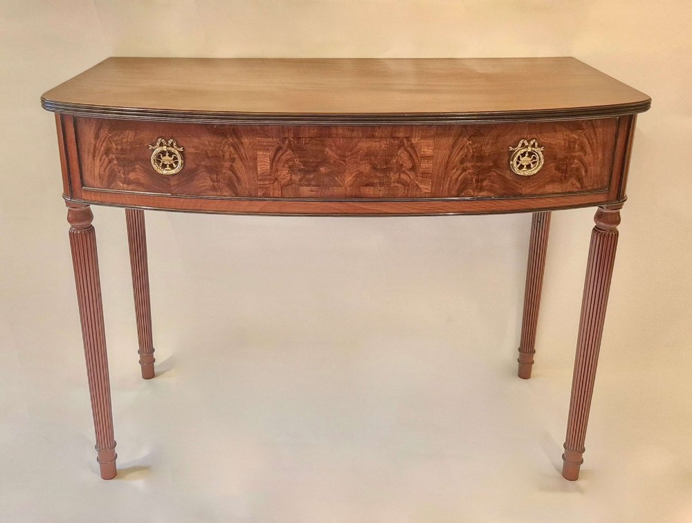Regency Bow Front Side Table