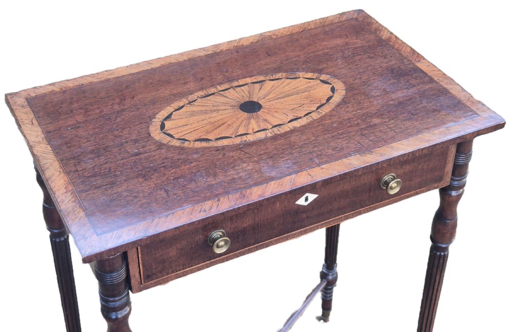 Regency Single Drawer Table View II