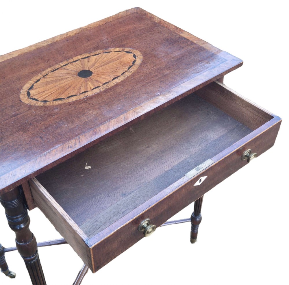 Regency Single Drawer Table View III