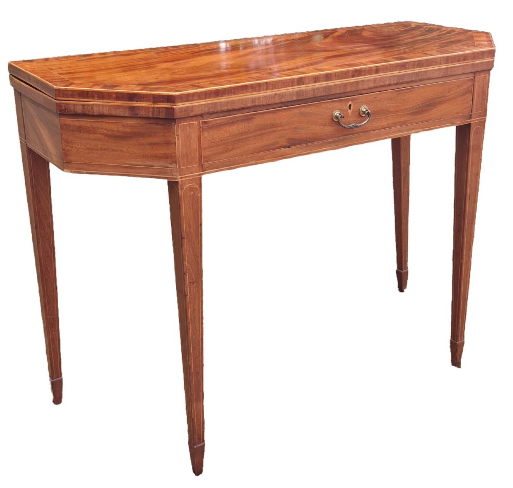 Sheraton Fold Over Top Tea Table