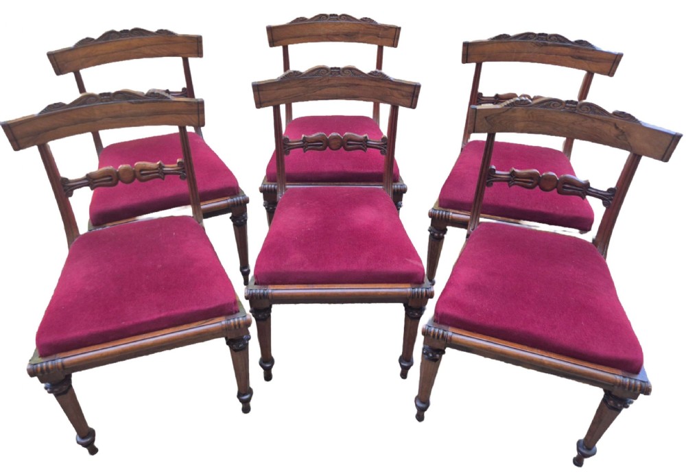 Exceptional Set of William IV Dining Chair