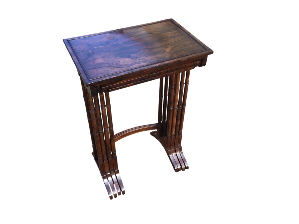 Nest of Four Early Regency Tables View II