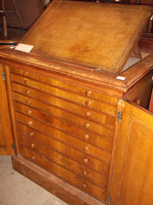 Oak Folio Cabinet