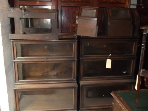 Oak Corner Globe Wernicke Bookcase