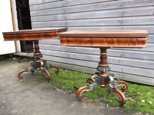 Pair of Tea/games Tables