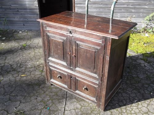 Late 17th Century Oak Chest/cabinet