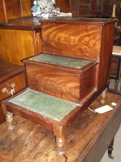 Mahogany Library Steps