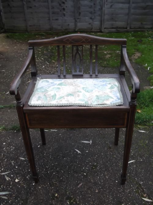 Edwardian Piano Stool